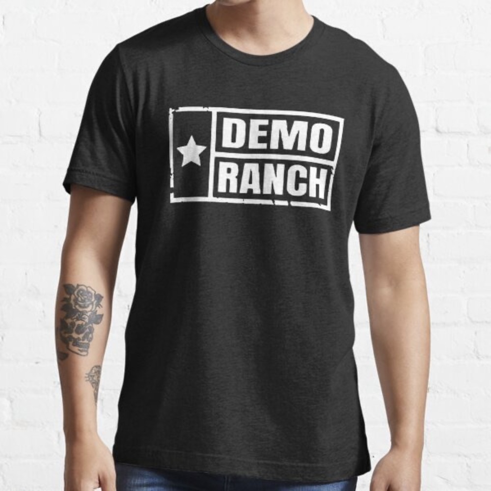 Demolition Ranch Men’s T-Shirt Black Logo Cotton Blend 3X